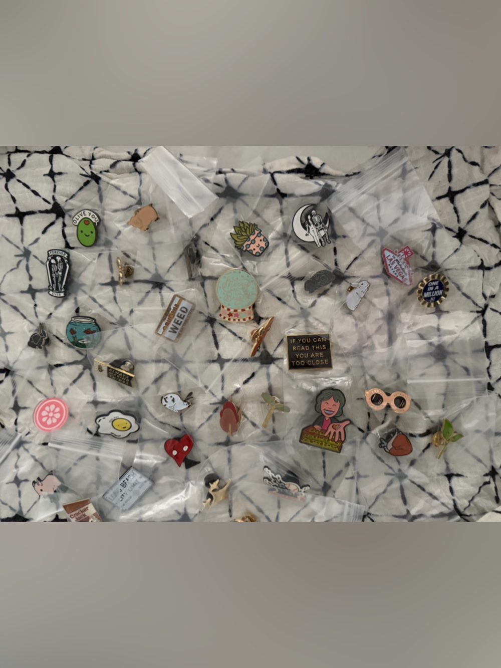 34 Enamel Pin Lot - Fun Assorted Cute Icons